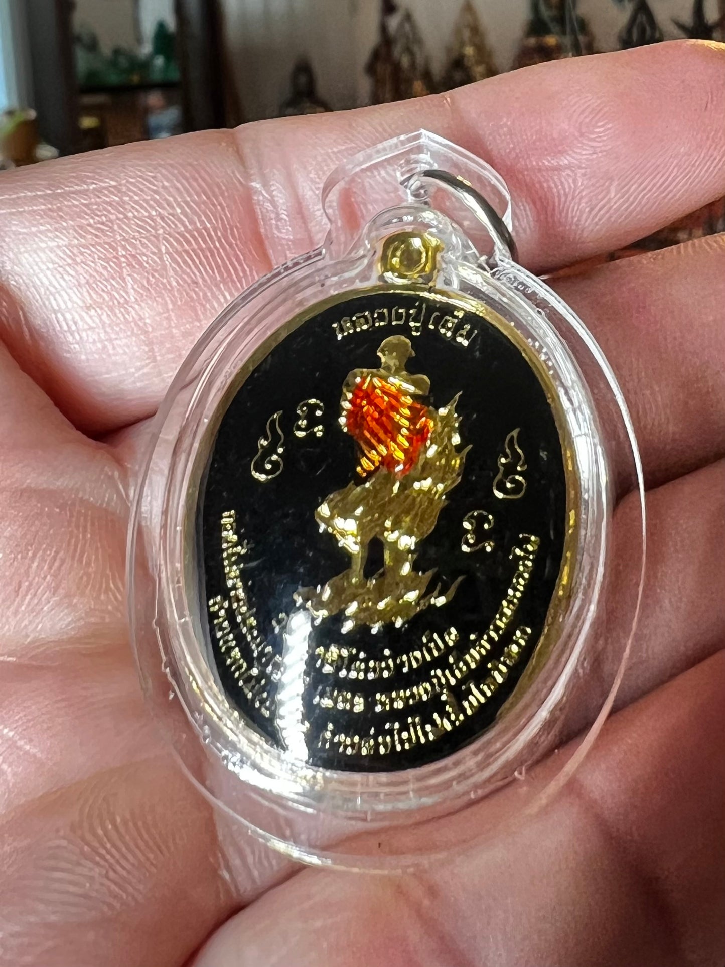 Buddha Walking On Fire Amulet