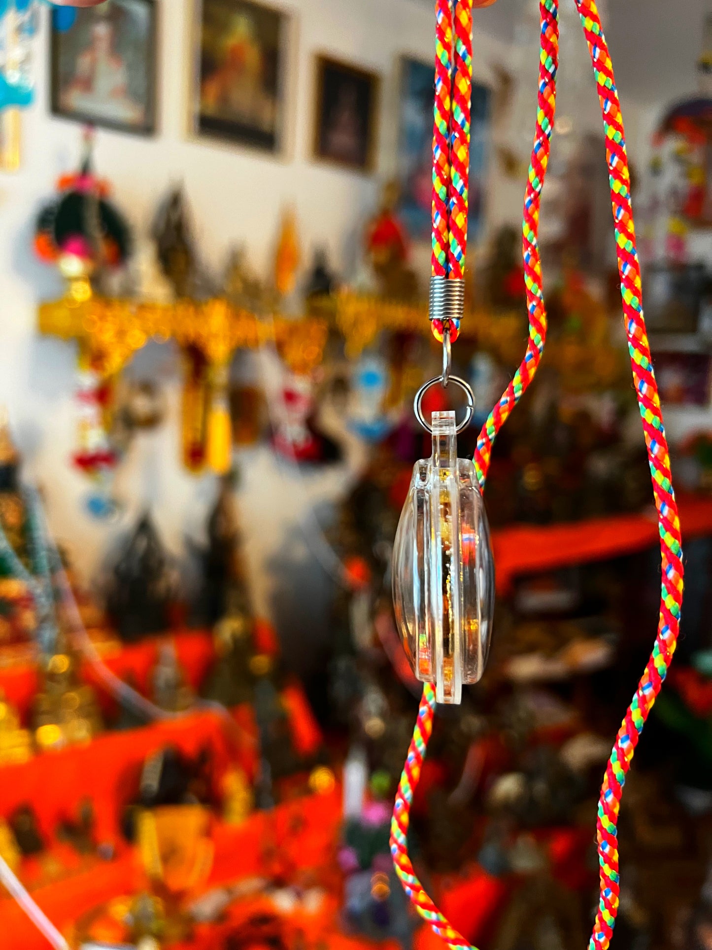 Buddha Walking On Fire Amulet