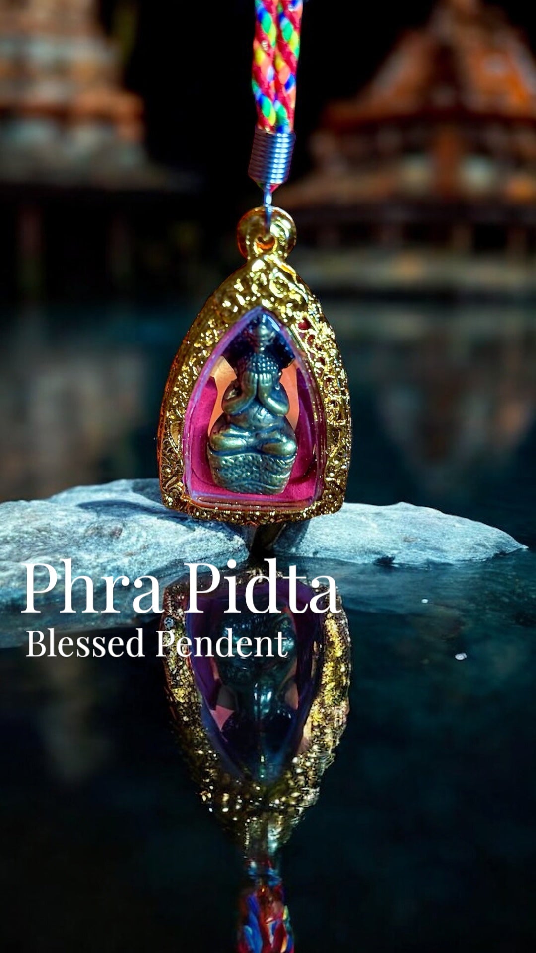 Buddha Amulet Phra Pidta & Naga
