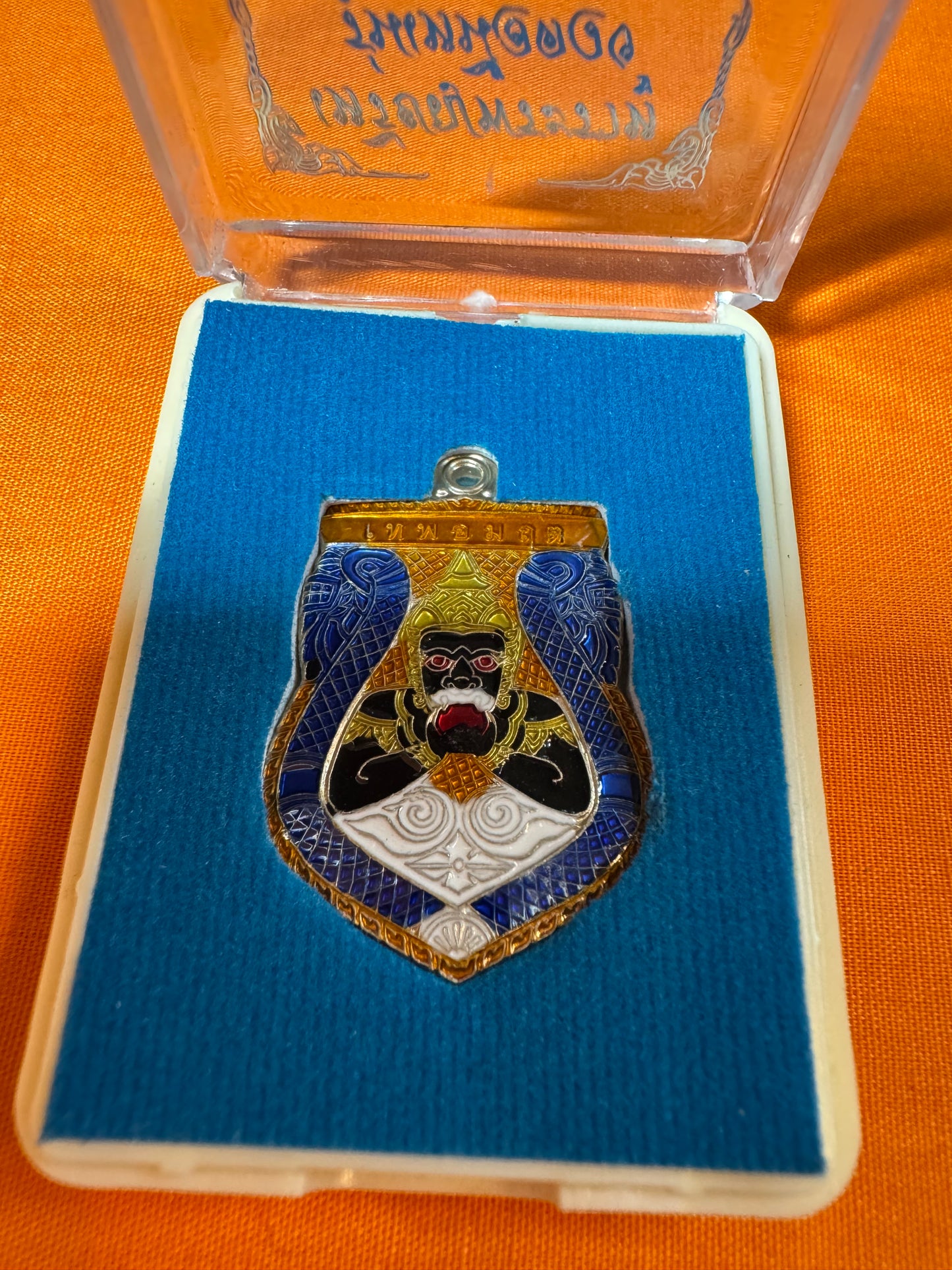 Blue Phra Rahu “Nuea Duang” Amulet
Protection & Fortune Amulet