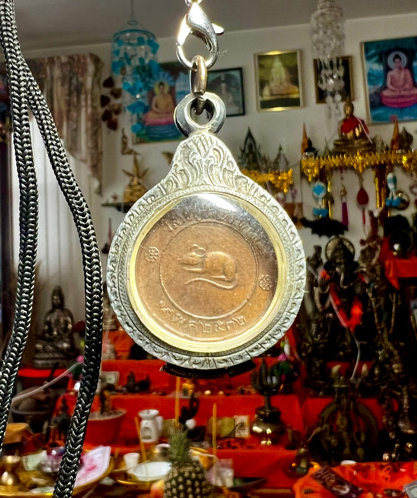 Buddha Good Luck Mouse Charm