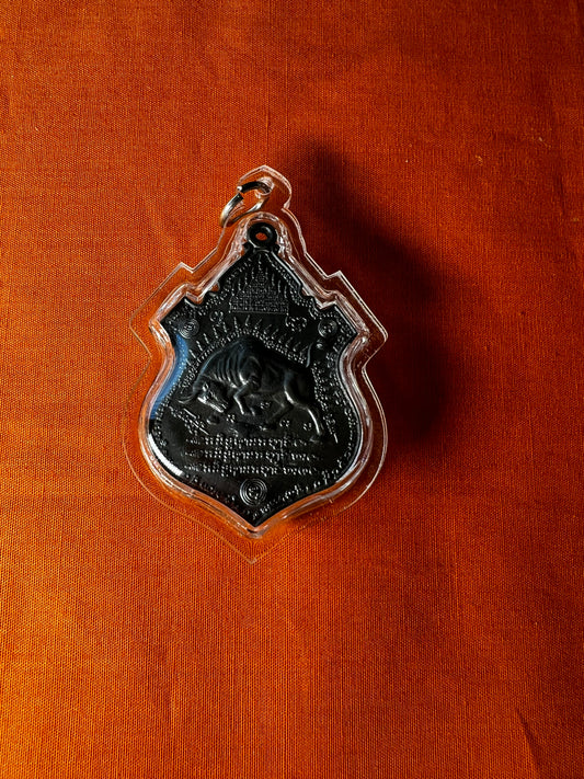 Black Buffalo Buddha Amulet