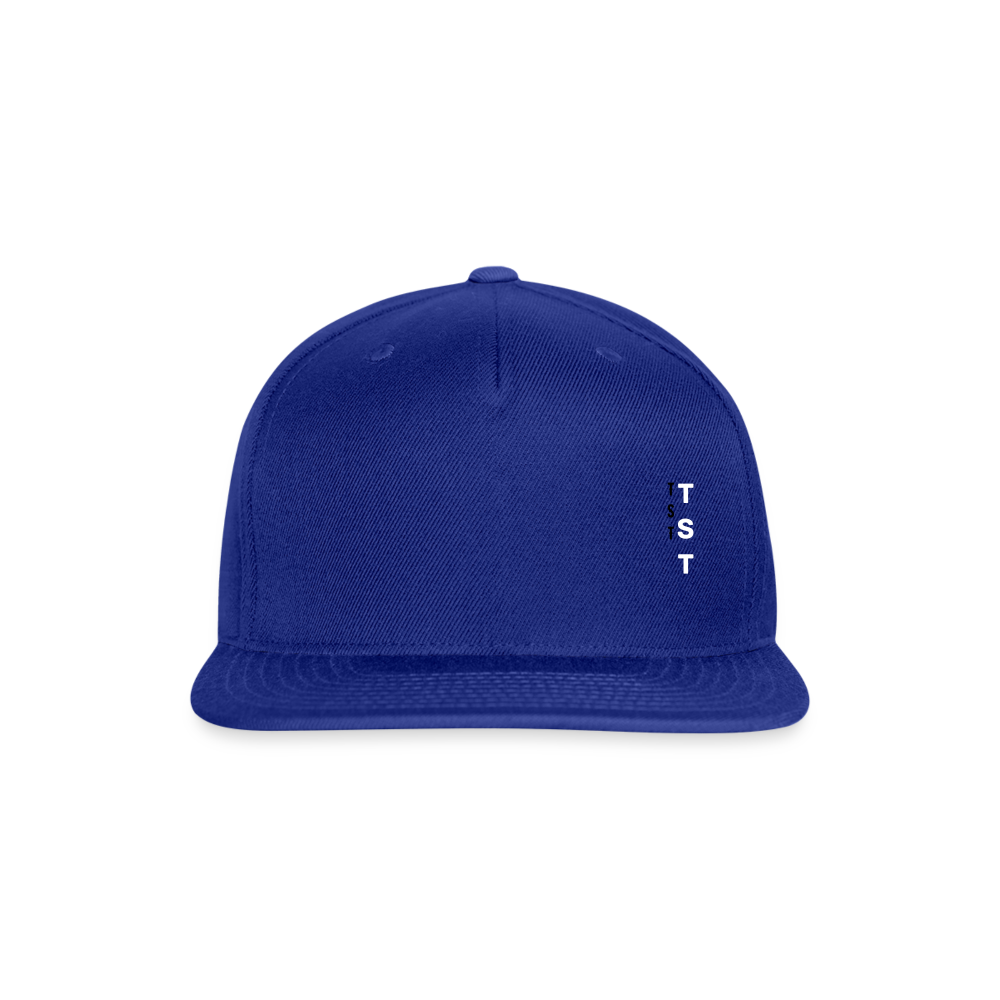 TST Snapback Baseball Cap - royal blue