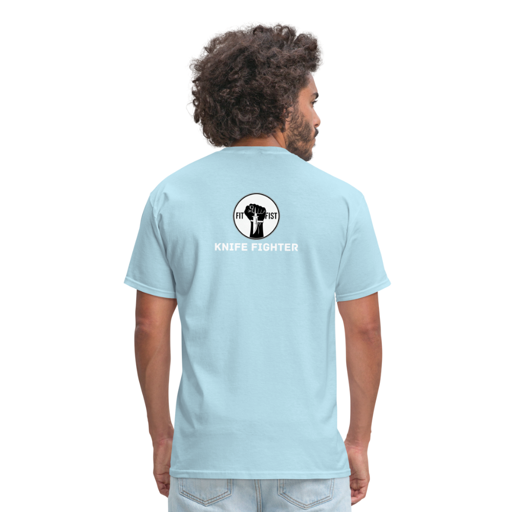 Unisex Classic T-Shirt Knife Fighter - powder blue