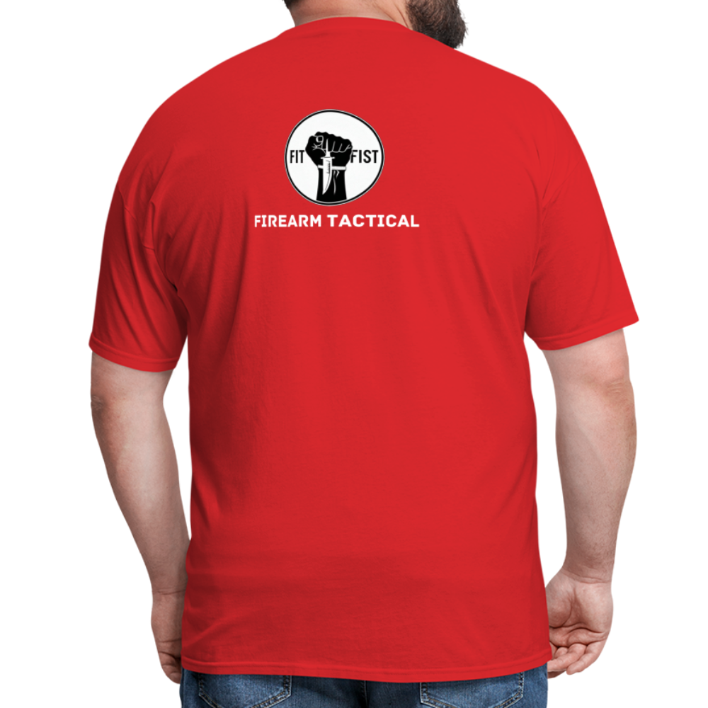 Unisex Classic T-Shirt Firearm Tactical - red