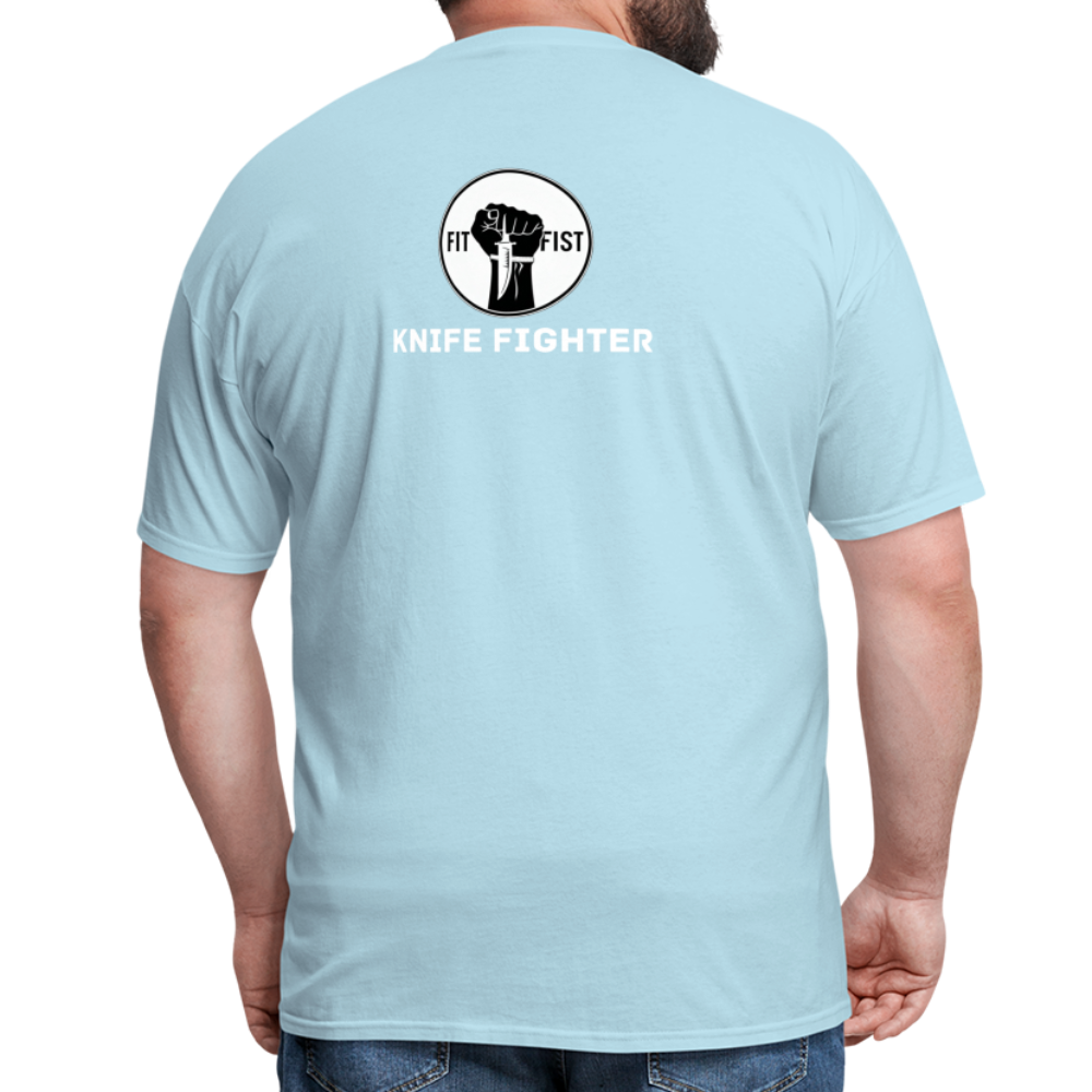 Unisex Classic T-Shirt Knife Fighter - powder blue