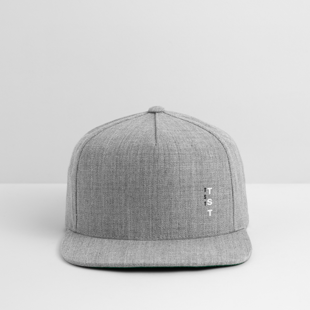 TST Snapback Baseball Cap - heather gray