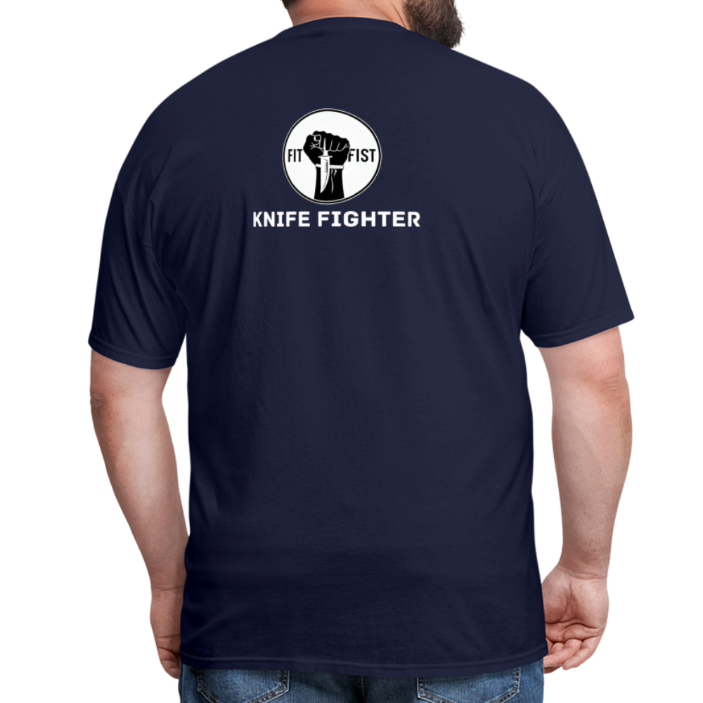 Unisex Classic T-Shirt Knife Fighter - navy