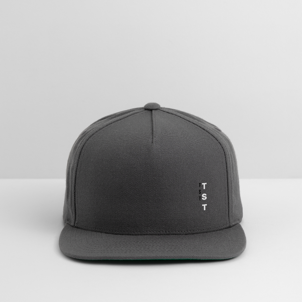 TST Snapback Baseball Cap - dark grey