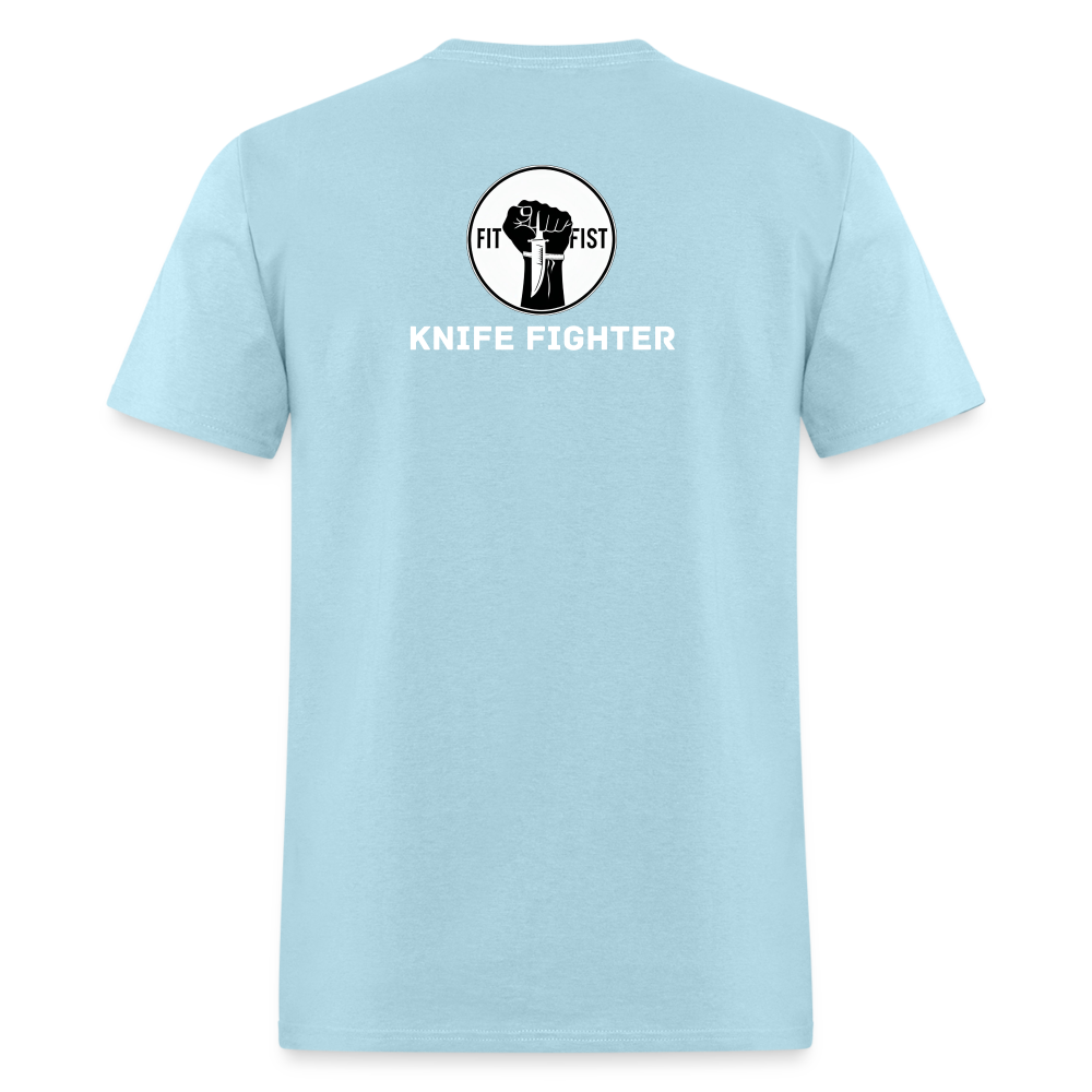 Unisex Classic T-Shirt Knife Fighter - powder blue