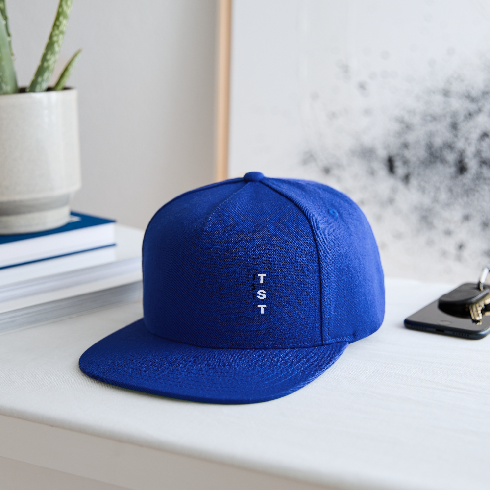 TST Snapback Baseball Cap - royal blue