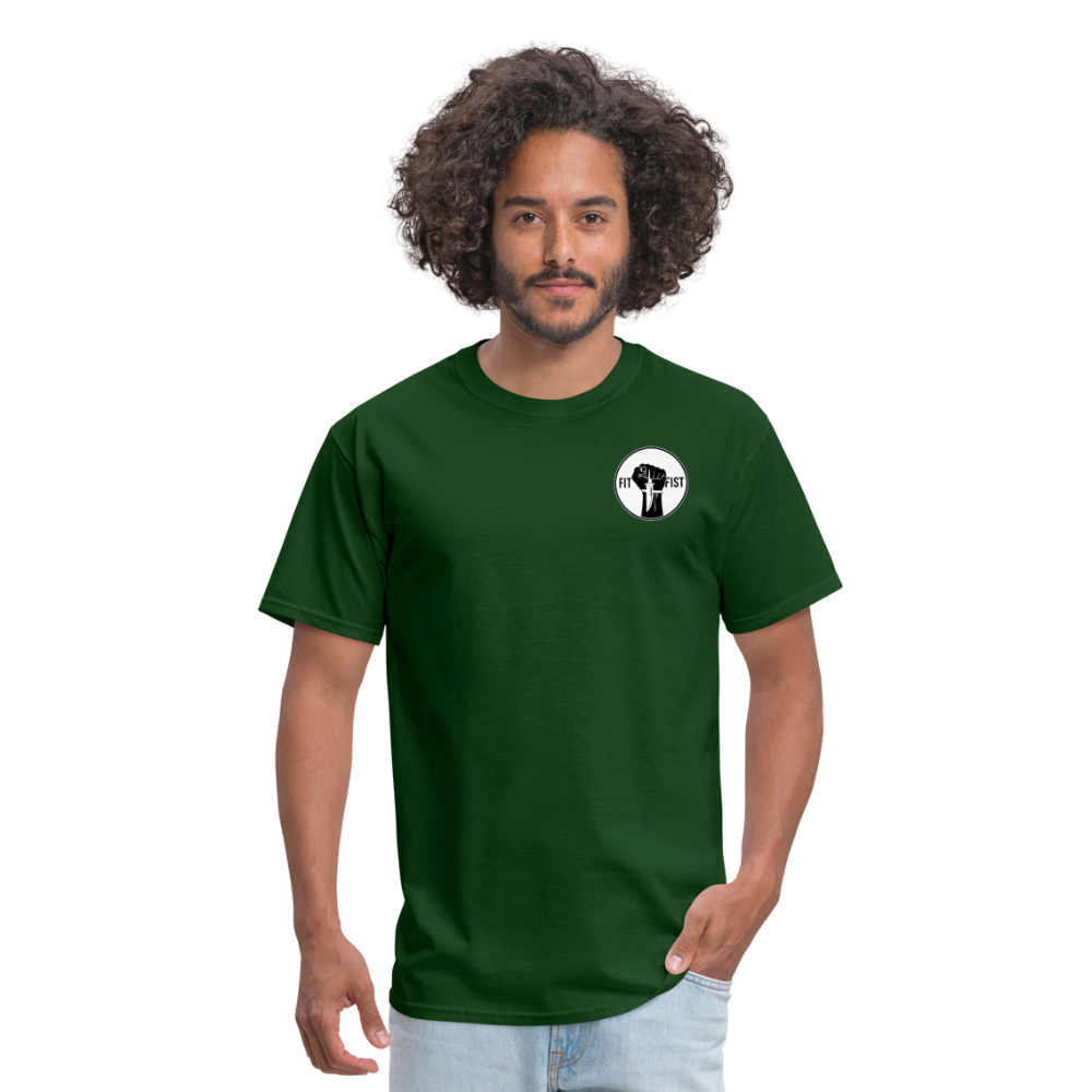 Unisex Classic T-Shirt Knife Fighter - forest green