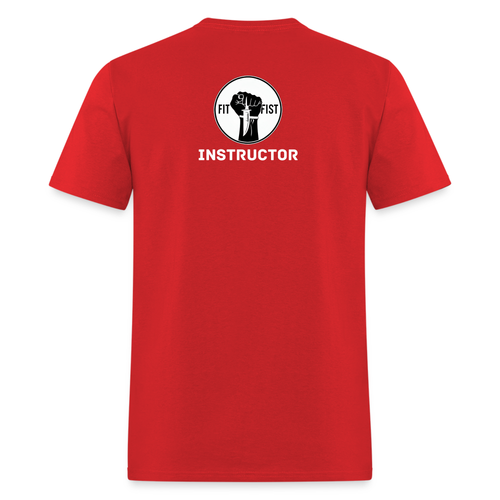 Unisex Classic T-Shirt Instructor - red