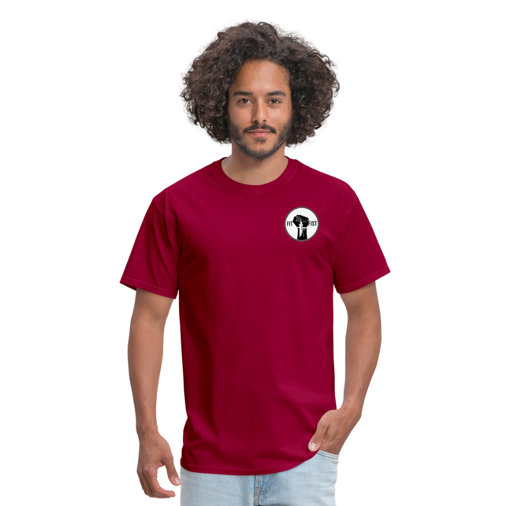 Unisex Classic T-Shirt Knife Fighter - dark red