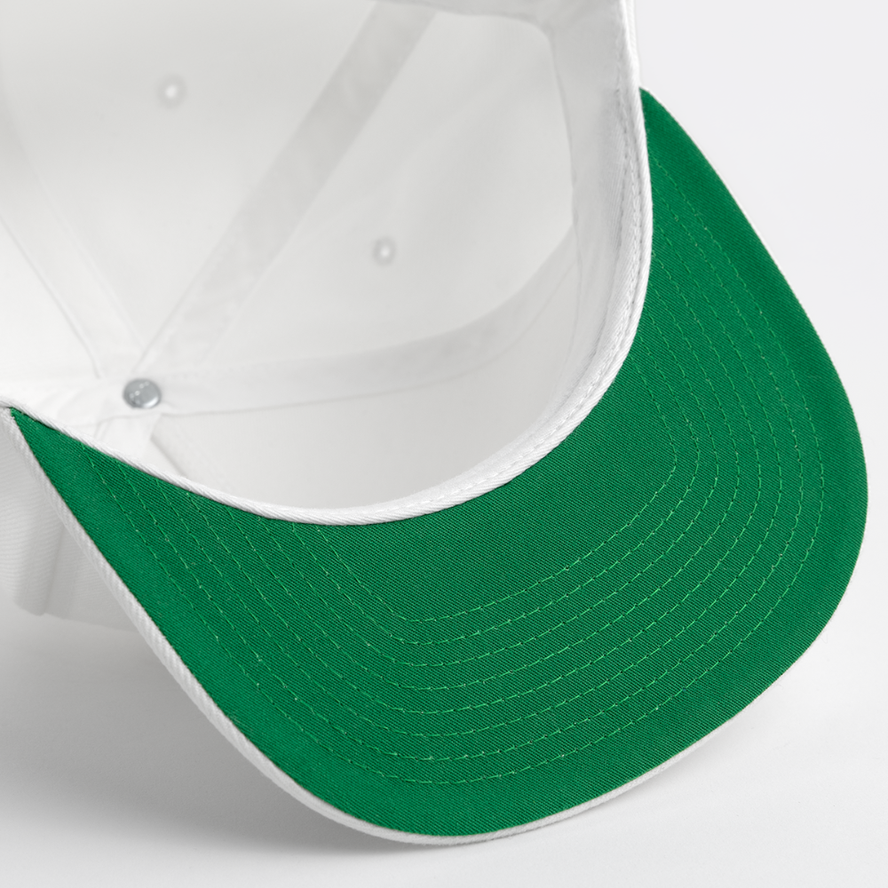 TST Snapback Baseball Cap - white