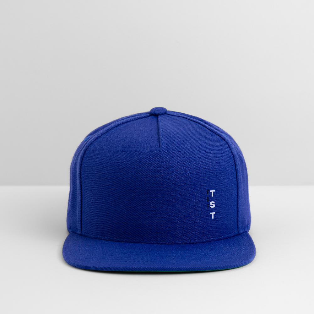 TST Snapback Baseball Cap - royal blue