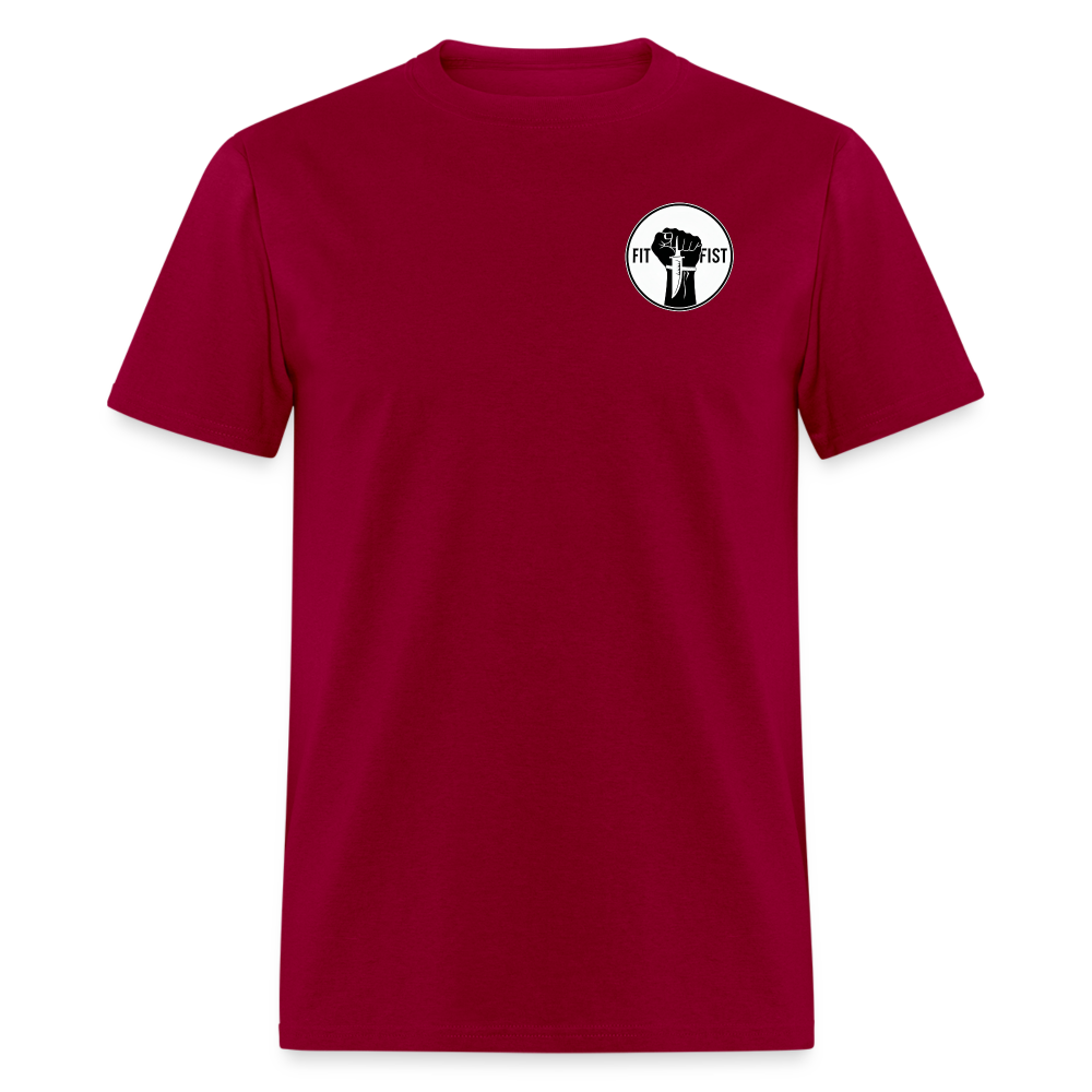 Unisex Classic T-Shirt Knife Fighter - dark red