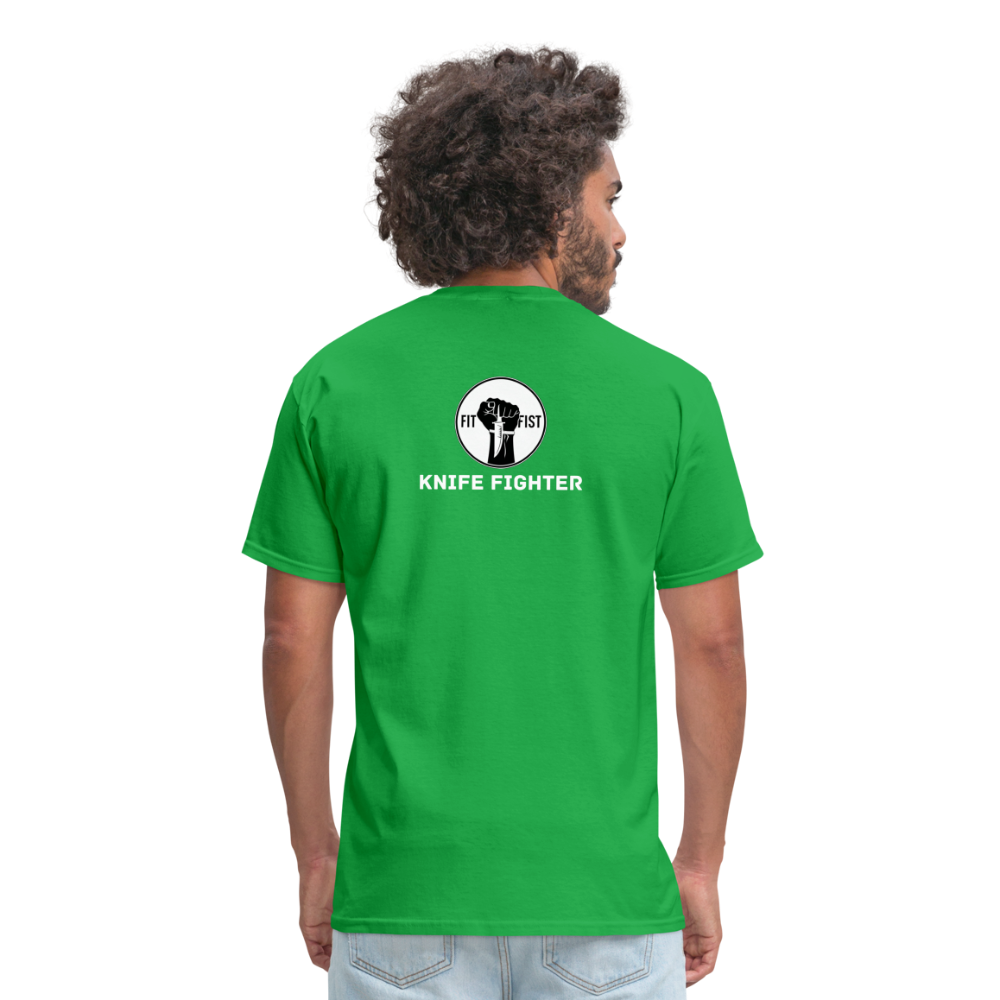 Unisex Classic T-Shirt Knife Fighter - bright green