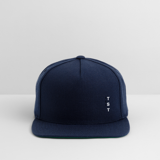 TST Snapback Baseball Cap - navy