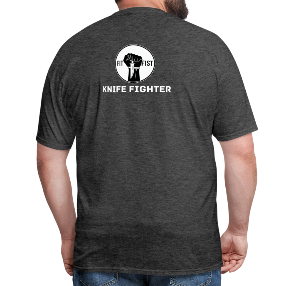 Unisex Classic T-Shirt Knife Fighter - heather black