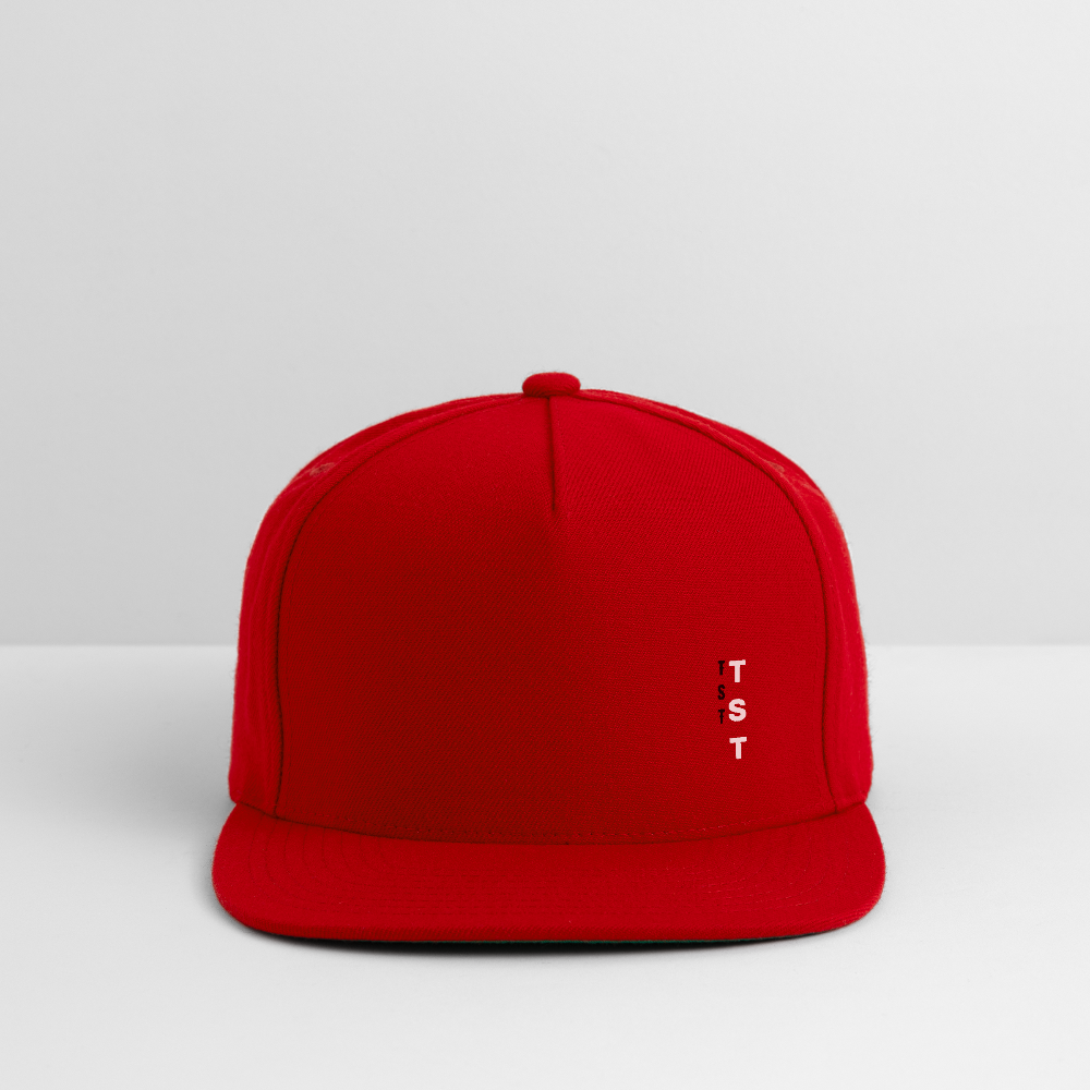 TST Snapback Baseball Cap - red