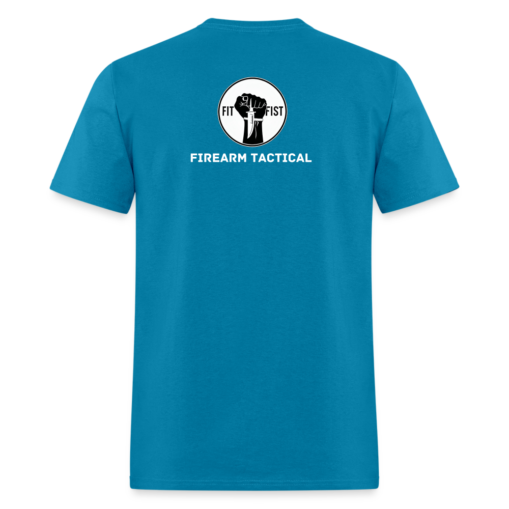 Unisex Classic T-Shirt Firearm Tactical - turquoise