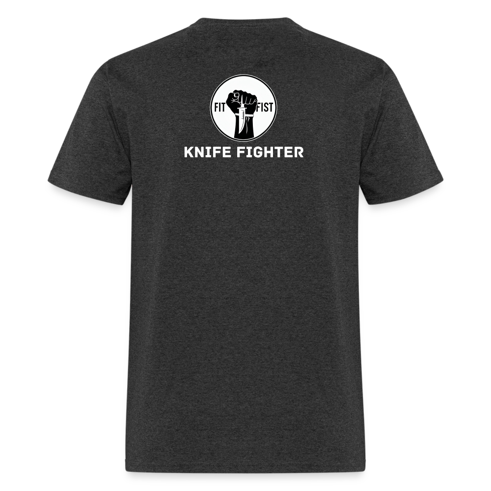 Unisex Classic T-Shirt Knife Fighter - heather black