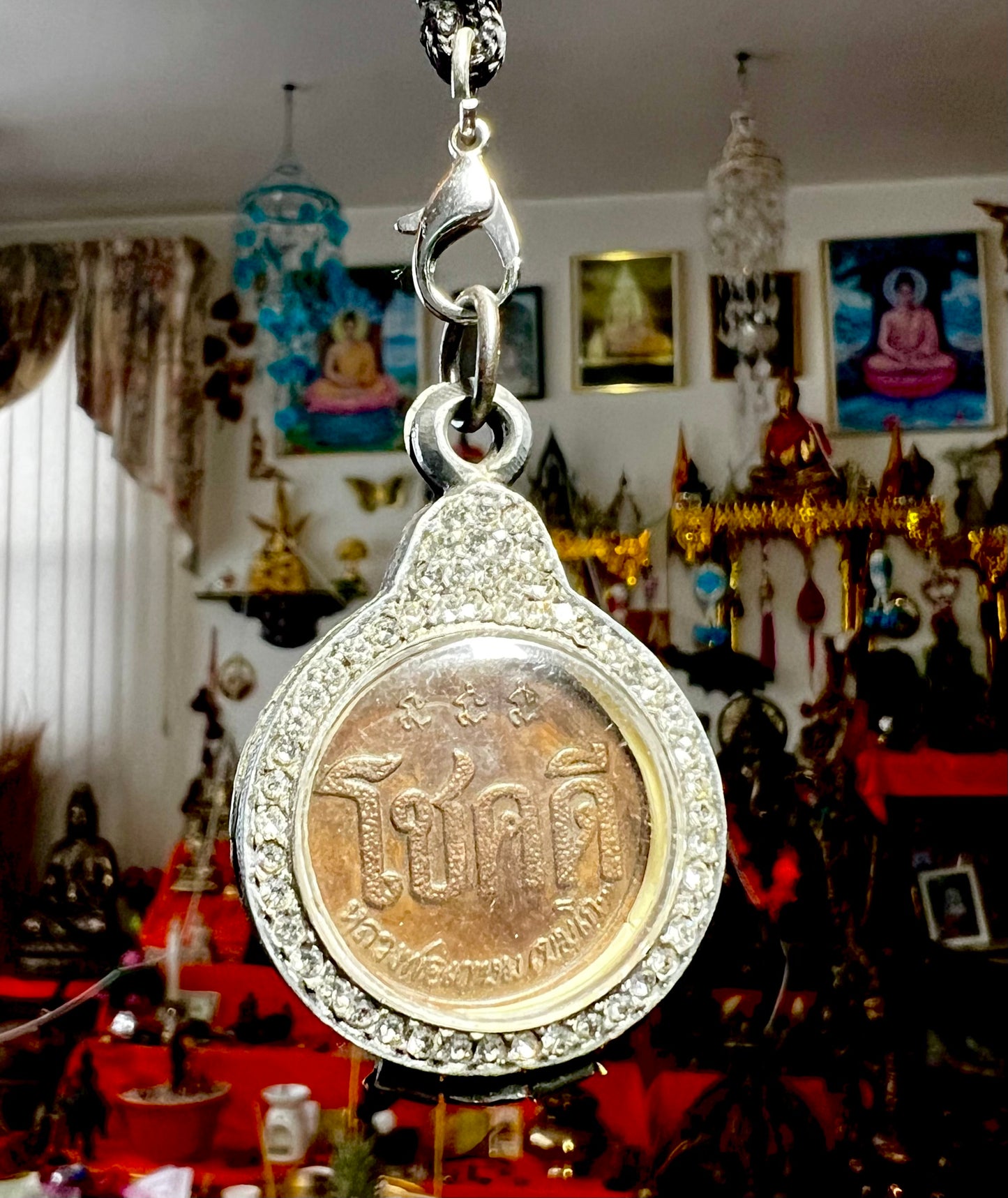 Buddha Good Luck Mouse Charm