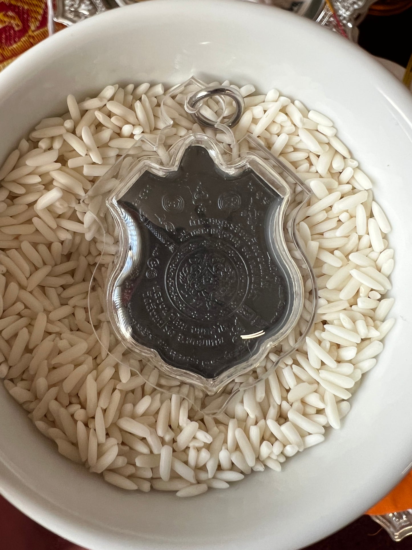 Black Flying Shield Tiger Amulet