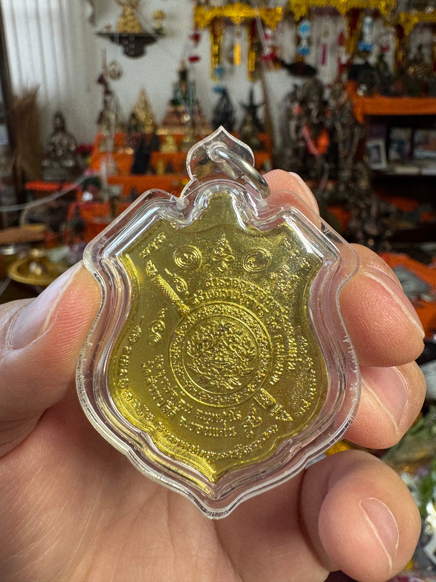 Red Flying Tiger Buddha Amulet Blessed