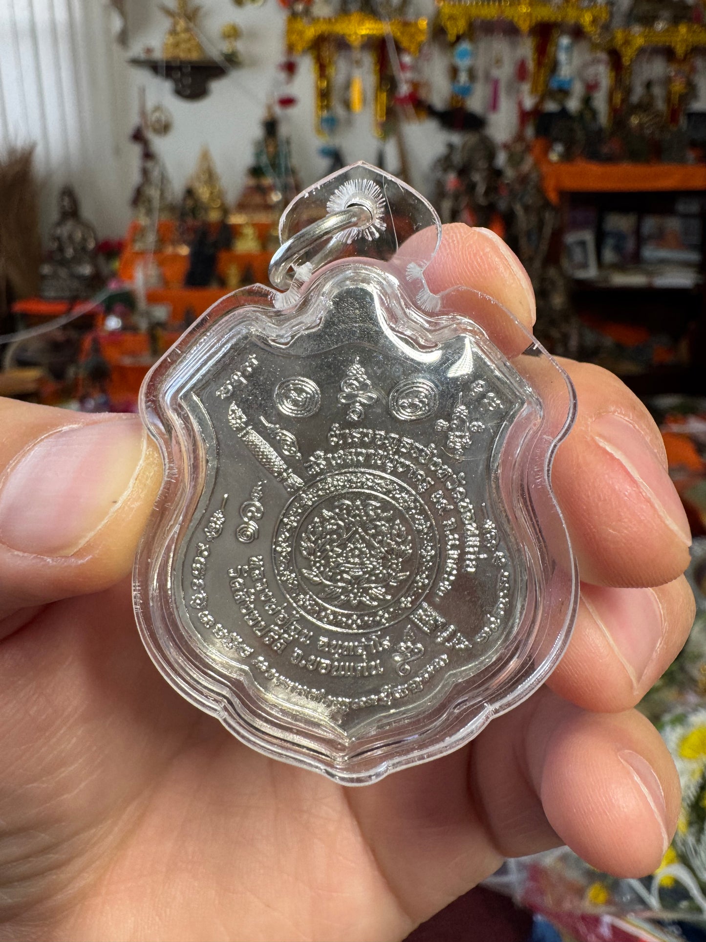 Blue Flying Tiger Buddha Amulet