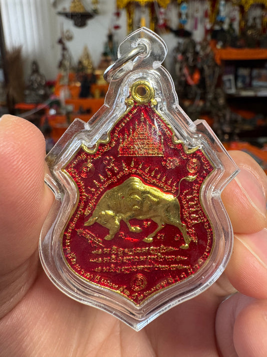 Bison Buddha Amulet