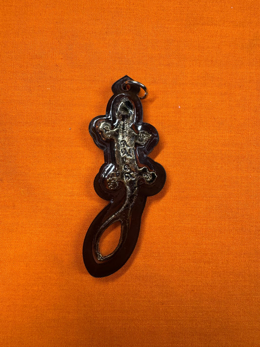 Two-Tailed Gecko (Jing Jok Song Hang) Amulet